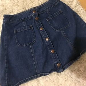 Brandy Melville Denim Skirt